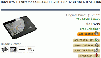 Intel ssd SLC price drop